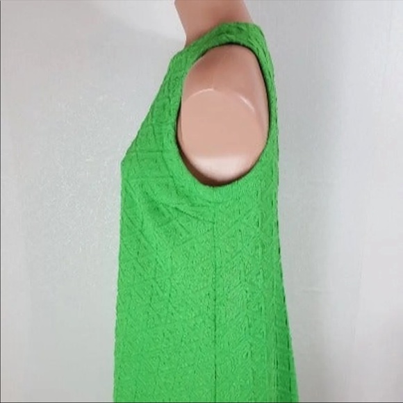 Crown & Ivy Green Popcorn Stitch Dress A-Line - Picture 2 of 5